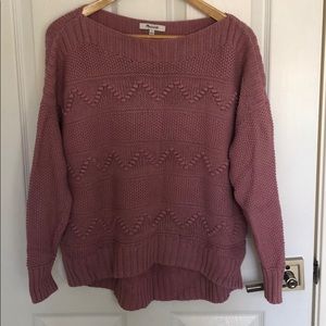 Madewell Mauve Sweater